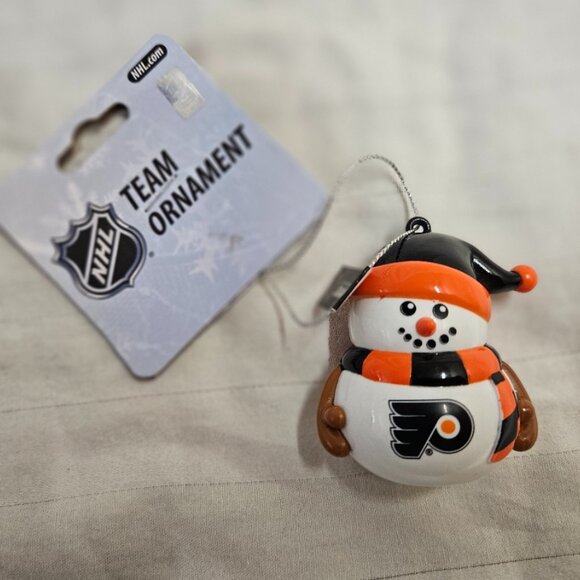 Forever Collectibles NHL Team Ornament Philadelphia Phillies Christmas Snowman - Picture 1 of 6